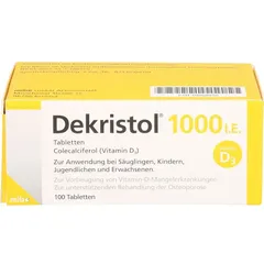 DEKRISTOL 1.000 I.E. Tabletten 100 St.