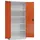Classix Stahlschrank X-530344 feuerrot, lichtgrau 92,0 x 42,0 x 194,5 cm, aufgebaut