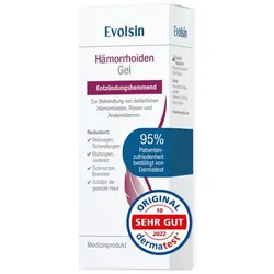 Evolsin Hämorrhoiden Gel - Hämorrhoiden Salbe auch bei Analfissuren 40 ml