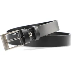 Schwarze Ledergürtel Armodo Herren Elegant, 115