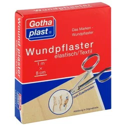 Gothaplast Wundpfl.elast 8 cmx1 m geschnitten