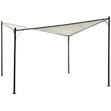 ALEOS. Gartenpavillon Paros 4 x 4 m Beige