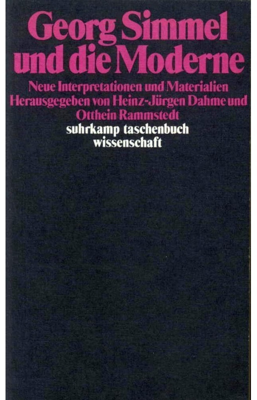 Georg Simmel Und Die Moderne - Georg Simmel, Taschenbuch