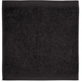 Möve Superwuschel Seiftuch 30 x 30 cm black