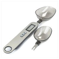 KORONA Löffelwaage Eva 79500, Haushaltswaage, präzise, Wiegelöffel, Edelstahl, digital, LCD Display silberfarben