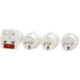 Kopp Reise-Adapter-Set 4-fach weiß