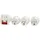Kopp Reise-Adapter-Set 4-fach weiß