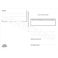 Avery Zweckform Adressaufkleber/Paketaufkleber A6 selbstklebend 100 Blatt
