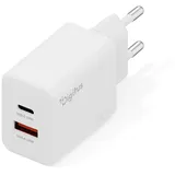 Digitus USB GaN 30W 1x USB-C 1x USB-A Weiß
