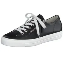 Paul Green Damen SUPER Soft Pauls, Frauen Low-Top Sneaker,schnürschuhe,schnürer,Plateausohle,Halbschuhe,straßenschuhe,Schwarz (Black),40.5 EU / 7 UK - 40.5 EU