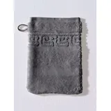 Waschhandschuh 16 x 22 cm anthrazit