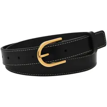 Fossil Damengürtel Leder schwarz 90