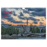 Calvendo Paris (Wandkalender 2026 DIN A4 quer), CALVENDO Monatskalender