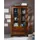 Massivmoebel24 Vitrine Sheesham 100 x 45 x 180 cm Braun