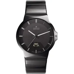 Junghans 18/1133.44 Funk-Solar Herrenuhr Force Keramik