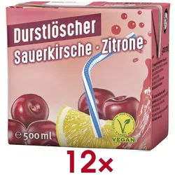 Durstlöscher 12er-Pack Durstlöscher »Sauerkirsch-Zitrone«