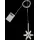 Star Trading LED-Lichterkette Aluminium 2 m Warmweiß
