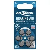 Ansmann Hörgerätebatterien 675 Blau 6 Stück, Typ 675 P675 Zl1 Pr44 Mit 1,4v