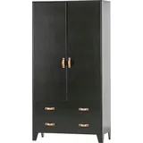 Woood Garderobenschrank Dian schwarz