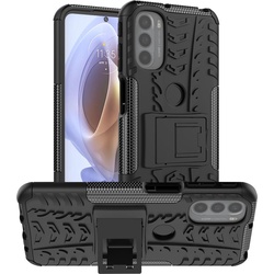 König Design Hülle Handy Schutz für Motorola Moto G31 / G41 Case Cover Bumper Etuis Halter (Motorola Moto G31, Motorola Moto G41), Smartphone Hülle, Schwarz