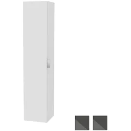 Keuco Edition 11 Hochschrank 35 x 170 x 37 cm Anthrazit Lack Seidenmatt / Glas