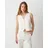 Opus DIFORA Slim Strickweste Weiß 42