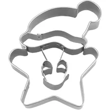 Städter Präge-Ausstecher Stern mit Mütze, 6,5 cm,