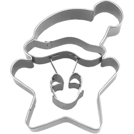 Städter Präge-Ausstecher Stern mit Mütze, 6,5 cm,
