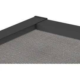 Hecht Fliegengitter mit Aluminiumrahmen 100 x 210 cm Anthrazit