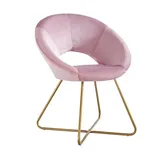 Home Deluxe Samtstuhl SELESA Rosa,