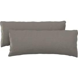 sit&more Polsterauflage 65 x 25 x 10 cm grau 2-tlg.