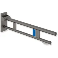 Hewi System 900 mobiler Stützklappgriff Wandstützgriff Ausladung 850 mm schwarz matt