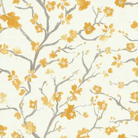 Superfresco Easy Vliestapete UshiFloral gemustert gelb