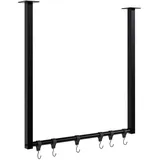 CLP Garderobenständer Fenton Schwarz