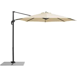 Schneider Schirme Rhodos Junior Ø 300 cm natur inkl. Ständer und Schutzhülle