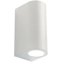 Nowa Außenwandlampe Fassadenleuchte weiß Up Down Terrassenlampe Gartenleuchte Haustürlampe