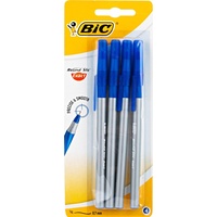 Bic, Schreibstifte, Round Stic Exact (Blue, Grey, 4 x)