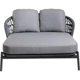 Interliving 7013 Doppelliege 148 x 164 x 83 cm Grau
