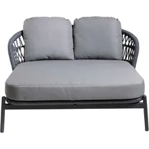 Interliving 7013 Doppelliege 148 x 164 x 83 cm Grau