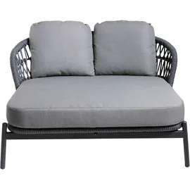 Interliving 7013 Doppelliege 148 x 164 x 83 cm Grau