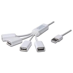 DIGITUS USB 2.0 Kabel Hub, 4-Port