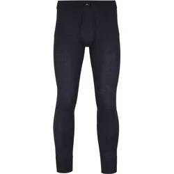 GÖTZBURG Herren Lange Unterhose - Eingriff, Long John "Jeans Ringel" Blau M