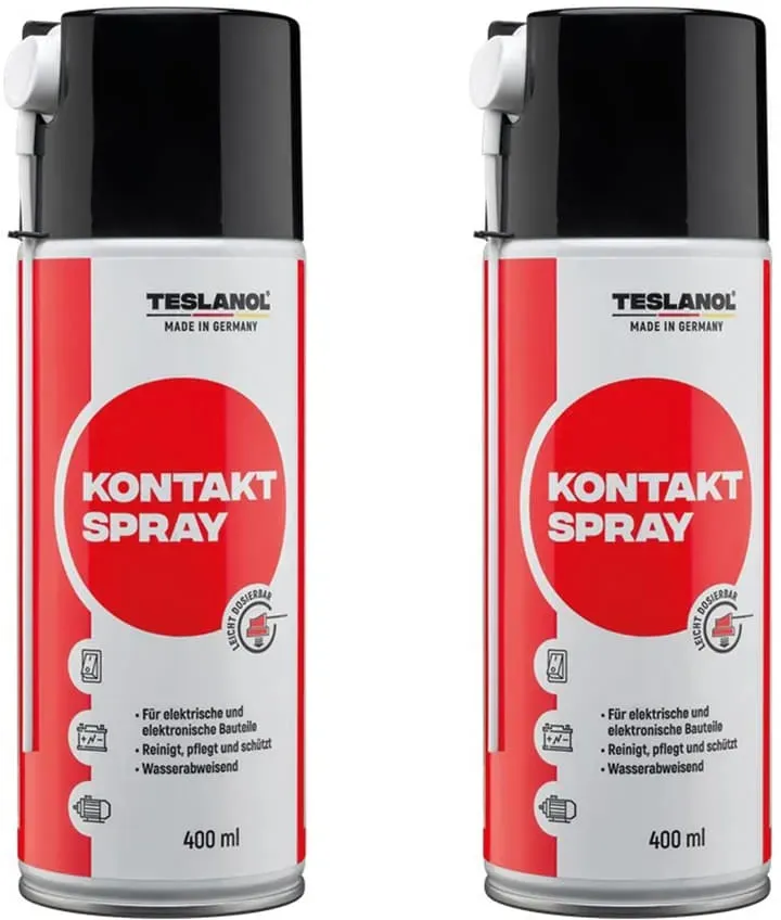 TESLANOL 26026 Kontaktspray T6, 400 ml, 2 Stück