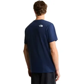 The North Face Evolution Box Half Dome Kurzarm-t-shirt - Summit Navy - M