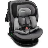 CARETERO Autositz Kinder Autokindersitz Mokki, ISOFIX, 40-150cm, Grau - Grau