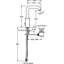 Hansa HansaPrimo Einhandmischer DN 15 (49542203)