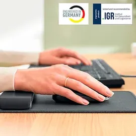 Leitz Mousepad mit Handgelenkauflage dunkelgrau