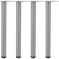 Vasalat Vasalat, + 60mm, Edelstahl gebürstet 4 Stück