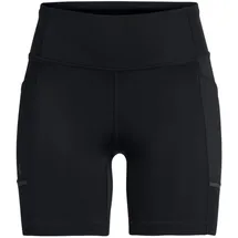 Under Armour Launch 6" Laufshorts Damen 001 black/black/reflective M