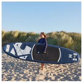 Home Deluxe SUP Board Stand Up Paddle Board MOANA 320 x 76 x 15 cm blau